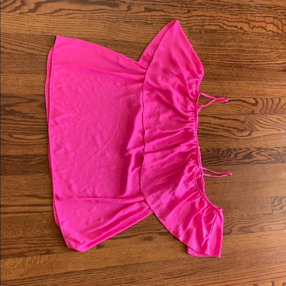 Pink off the shoulder top